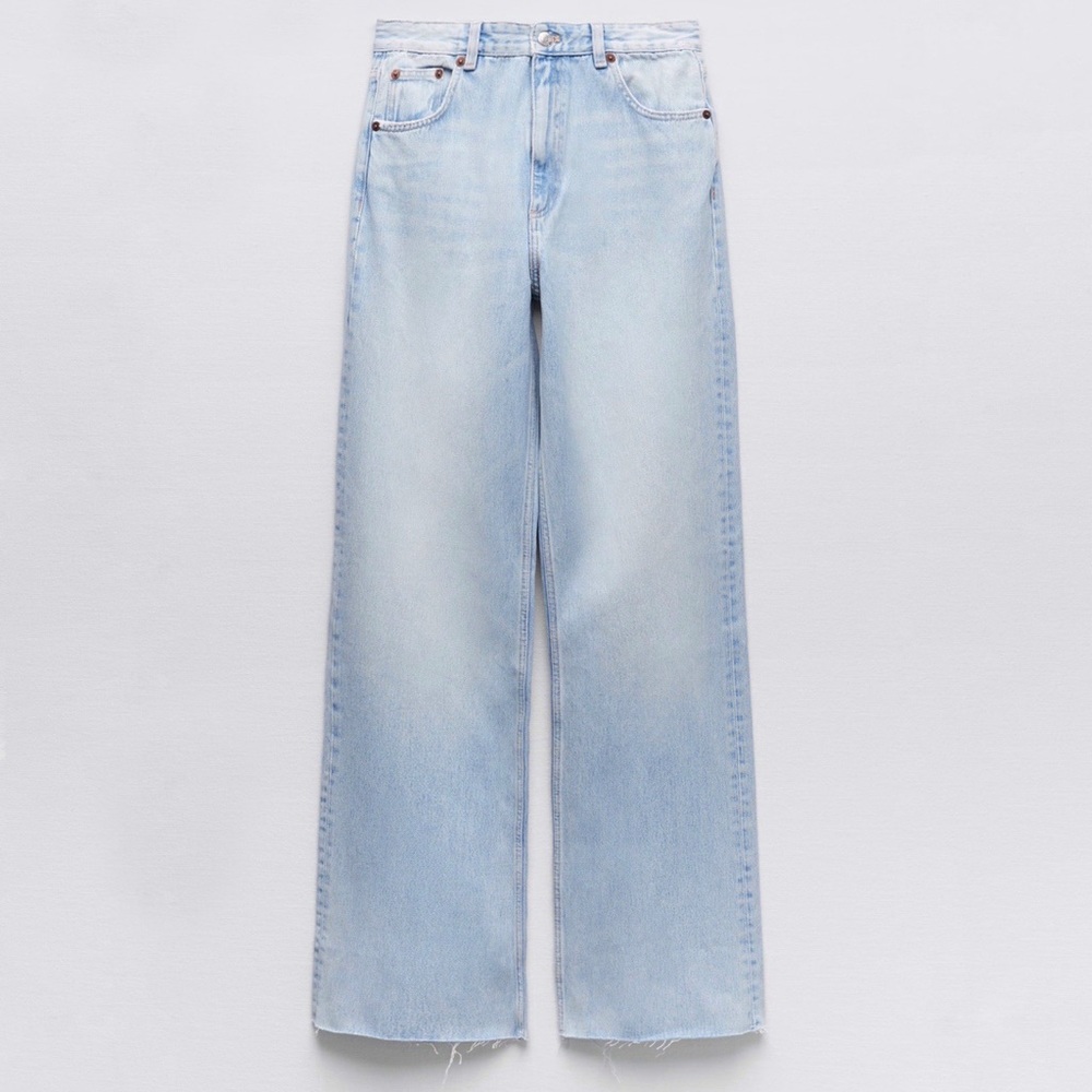 NEW Zara Wide Leg Jeans